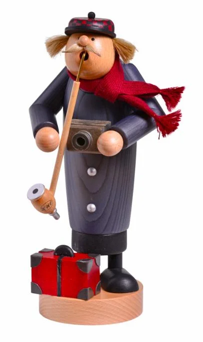 Traveling Man with Suitcase Incense Smoker by KWO