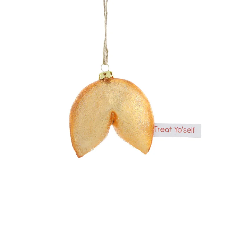 Treat Yo Self Fortune Cookie Ornament 4"