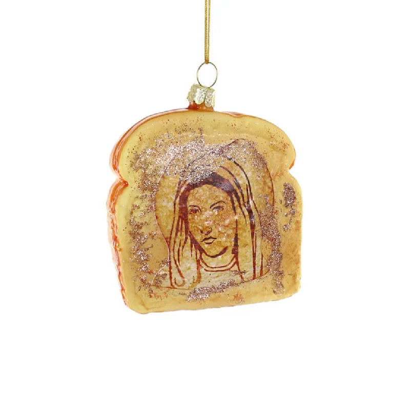 Virgin Mary On Toast Ornament 3.75"