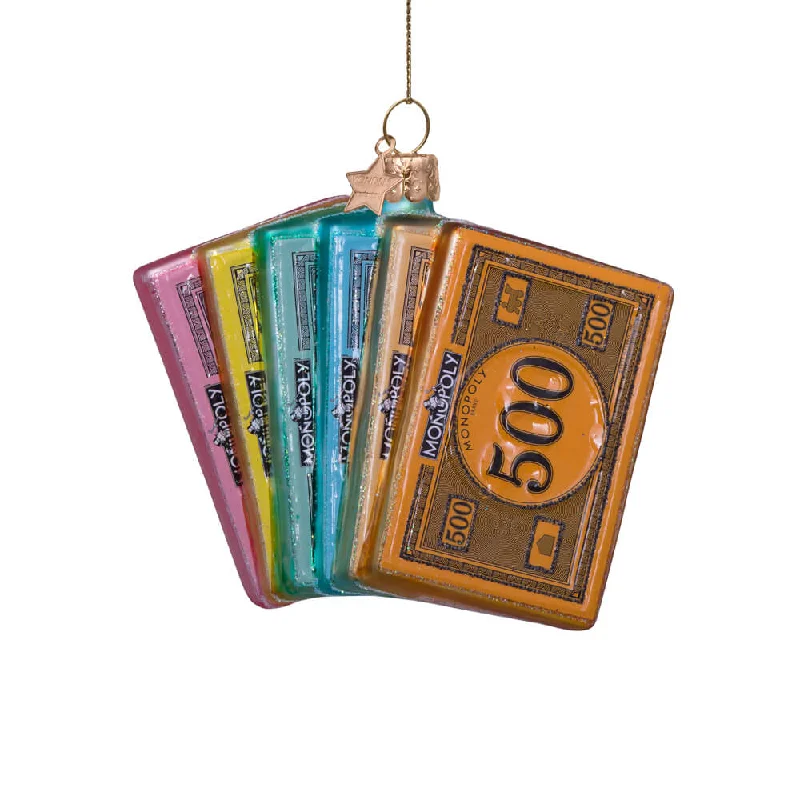 Monopoly Money Fan Ornament