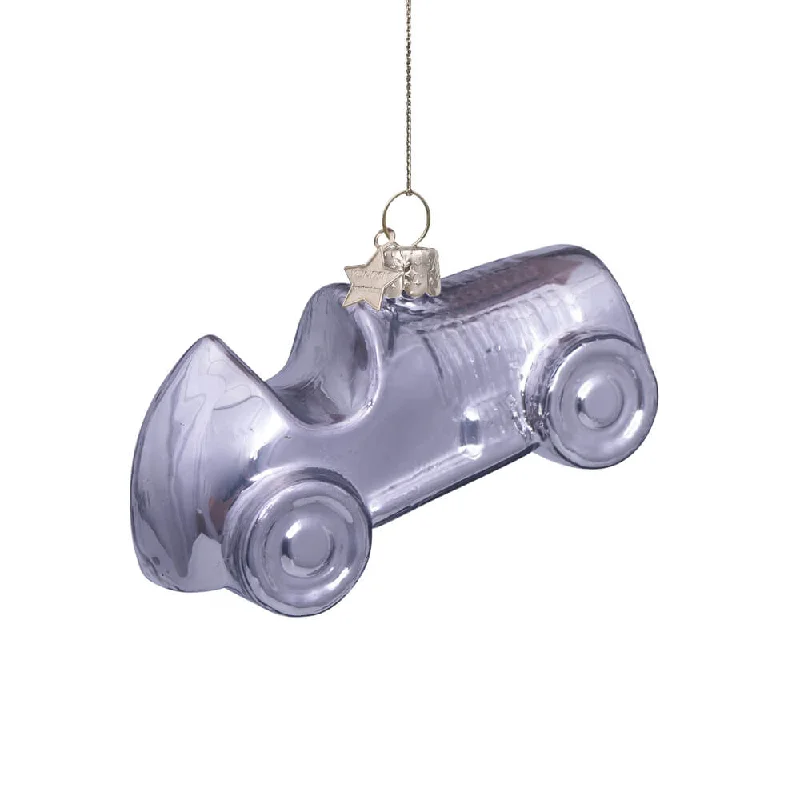 Silver Opal Monopoly Car Ornament