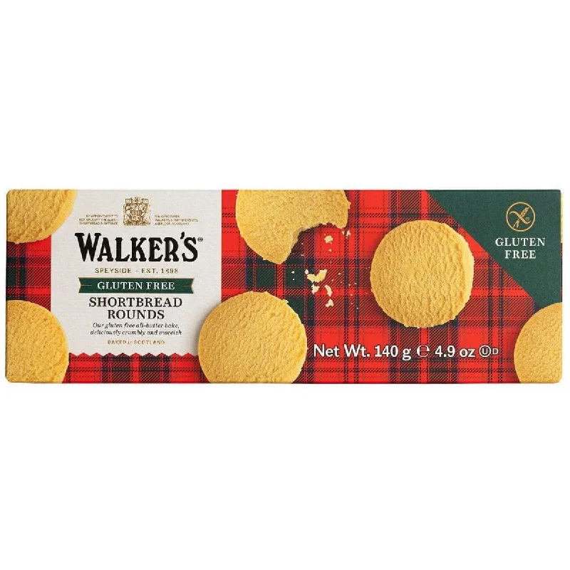 Walkers Gluten-Free Shortbread Round, 4.9 Ounce