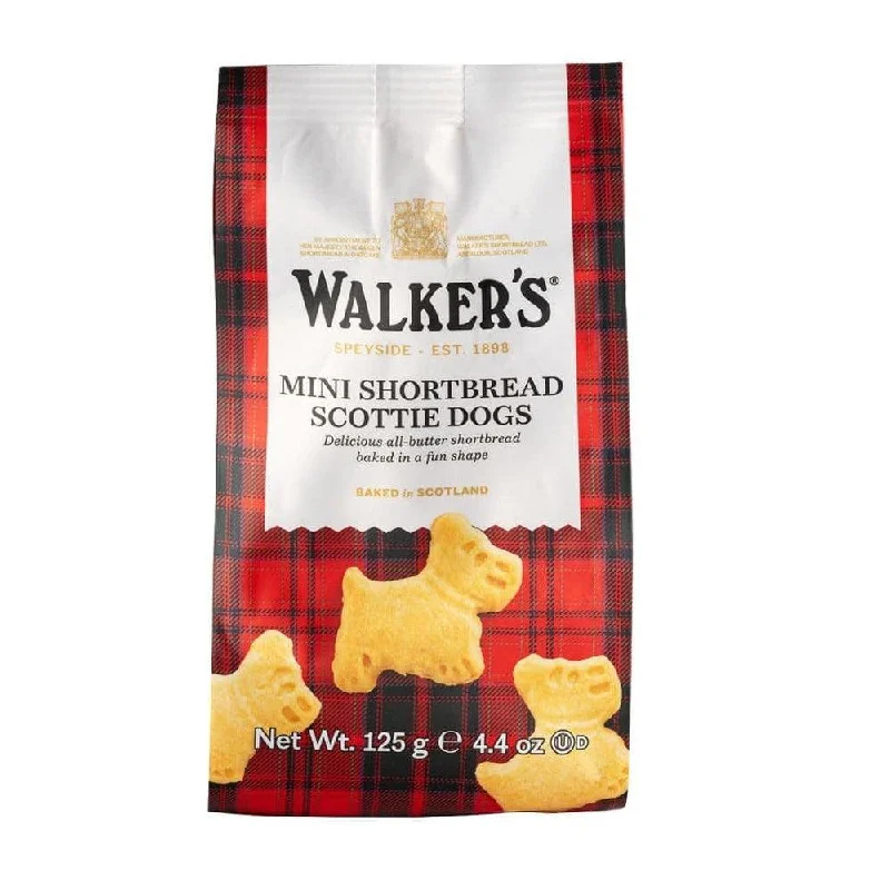 Walkers Shortbread Mini Scottie Dog Cookies - 4.4 Oz