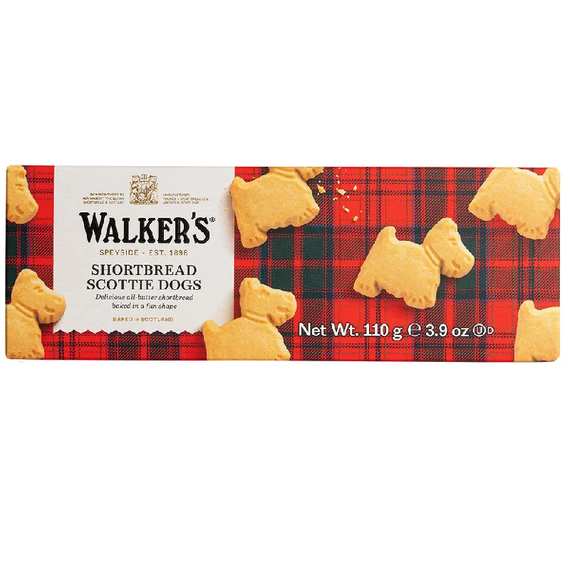 Walkers Shortbread Scottie Dog Shape Cookies, 3.9oz