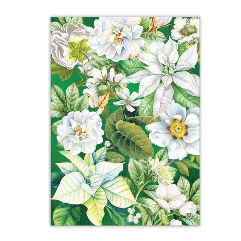 Winter Blooms Cotton Kitchen Towel