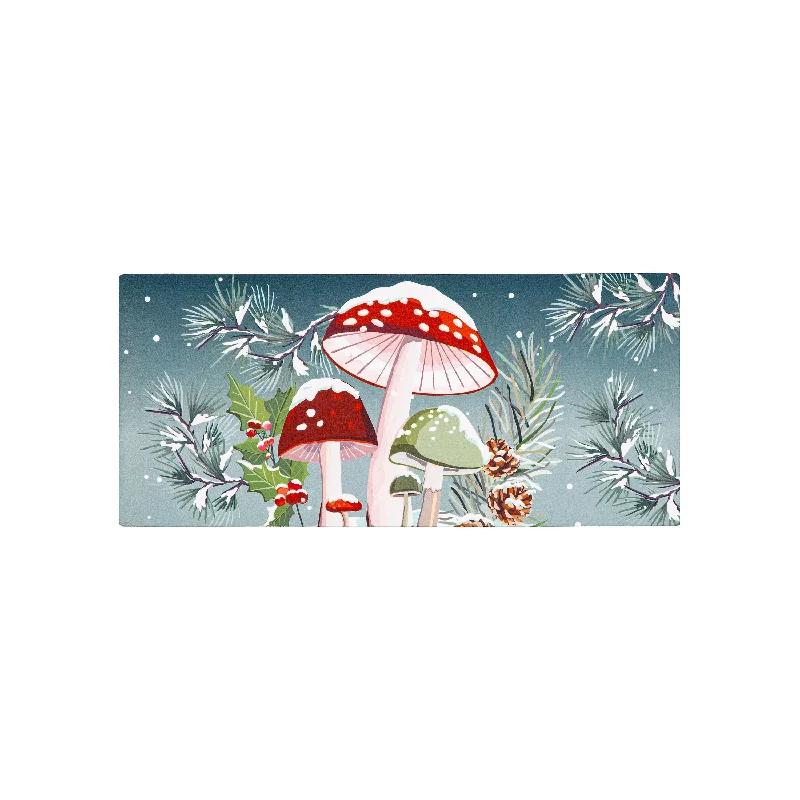 Woodland Winter Mushroom Sassafras Switch Mat