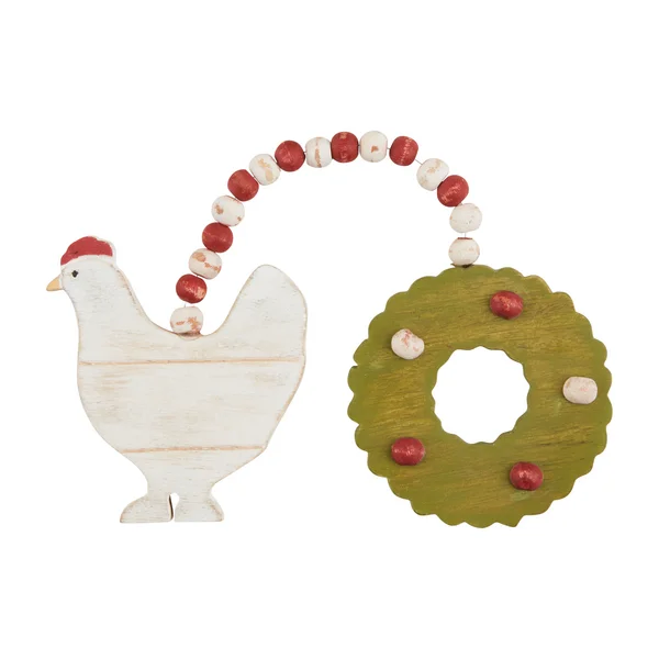 Wreath Double Farm Ornaments By Mud Pie